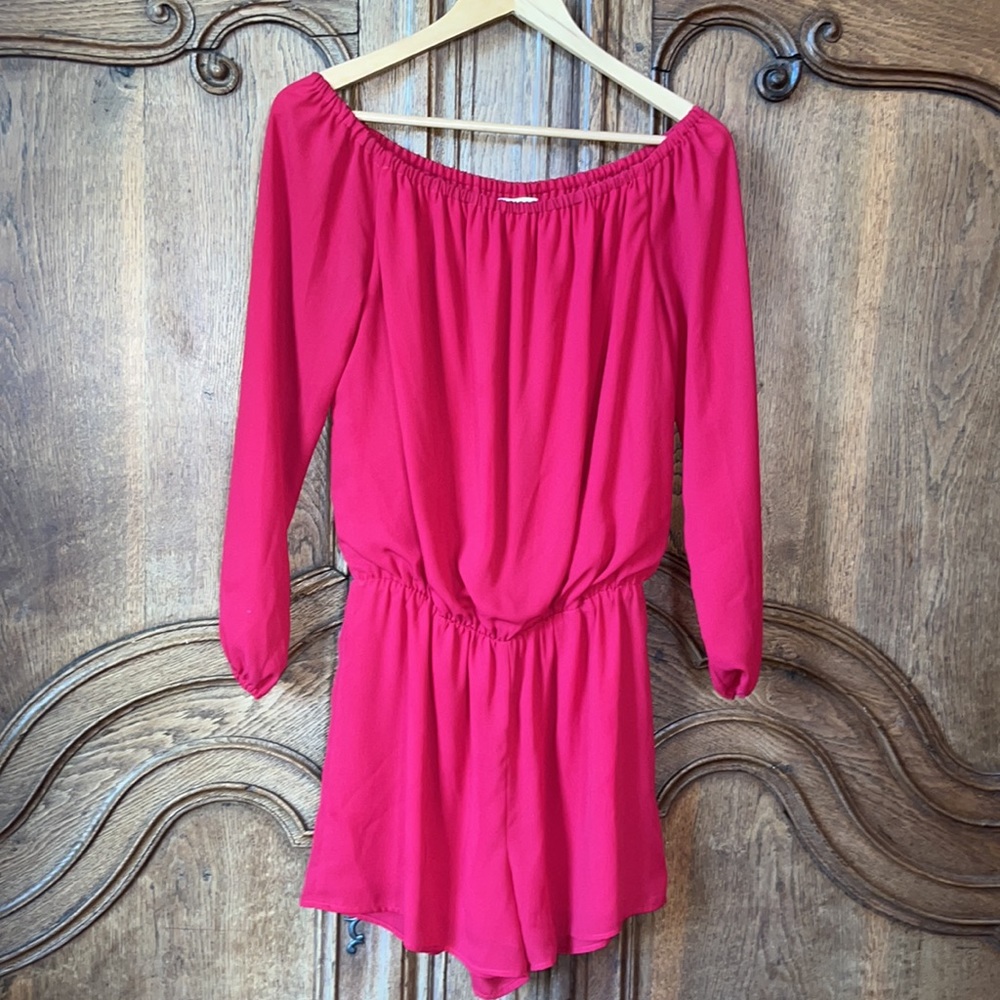 Three Eighty-Two Thompson Off Shoulder Romper - image 5